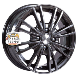 СКАД 5,5x14/4x98 ET39 D58,6 Пантера (КЛ109) Графит