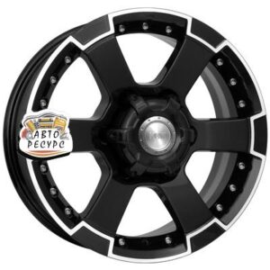 K&K 7x16/6x139,7 ET30 D106,1 M56 (КС593) Алмаз черный