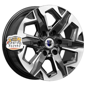 K&K 7,5x17/6x139,7 ET36 D100,1 Тейт (КС1050) Алмаз черный