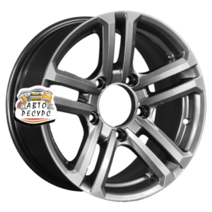 K&K 7x16/5x139,7 ET5 D98 Палладика (КС591М) Дарк платинум