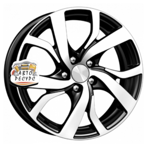 K&K 6,5x16/5x114,3 ET40 D67,1 Палермо (КС607) Алмаз черный