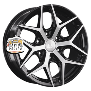 LS 8x17/6x139,7 ET38 D67,1 1303 BKF (конус, Колпак+лого)