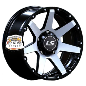 LS 7x15/6x139,7 ET10 D106,1 873 BKF (конус, Колпак+лого)