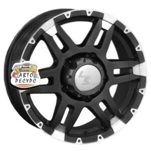 LS 7x16/5x139,7 ET30 D98,5 212 BKF (Колпак+лого)