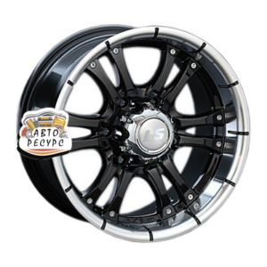 LS 8x16/6x139,7 ET10 D93,1 161 BKL (Колпак+лого)