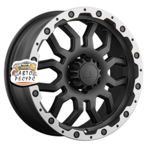 LS 7,5x17/6x114,3 ET40 D66,1 1285 MBL (конус, Колпак+лого)