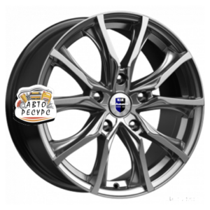 K&K 7,5x17/5x120 ET34 D72,6 Твист-оригинал (КС697М) Дарк платинум