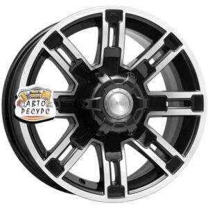 K&K 7,5x16/6x139,7 ET30 D67,1 Полюс (КС609M) Алмаз черный