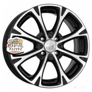 K&K 6x15/4x108 ET23 D65,1 Блюз-оригинал (КС606) Алмаз черный