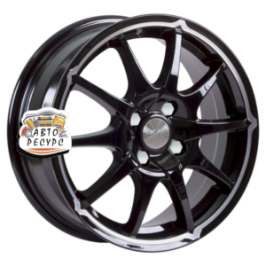 СКАД 6x15/4x100 ET38 D67,1 Джокер Антрацит-алмаз