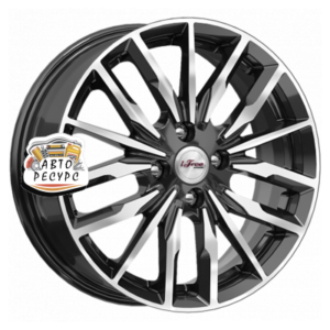 iFree 6x16/4x100 ET37 D60,1 Миконос (КС946) Блэк Джек