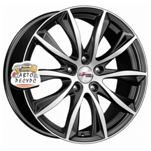 iFree 7,5x18/5x108 ET49 D67,1 Каzантип (КС684М) Блэк Джек