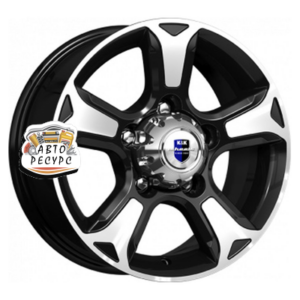 K&K 7x16/5x139,7 ET35 D108,5 Атлант (КС757) Алмаз черный