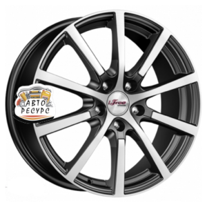 iFree 7x17/5x114,3 ET35 D67,1 Big Byz (КС680) Блэк Джек