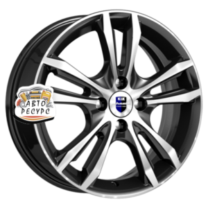 K&K 6x16/4x98 ET35 D58,5 Samara (КС866) Алмаз черный SK