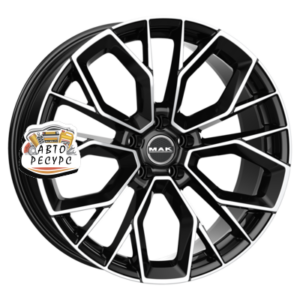 MAK 10x21/5x112 ET19 D66,45 Stilo-D Black mirror