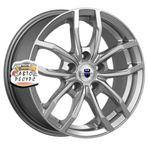 K&K 6,5x15/5x100 ET38 D57,1 Фрост (КС1048) Дарк платинум