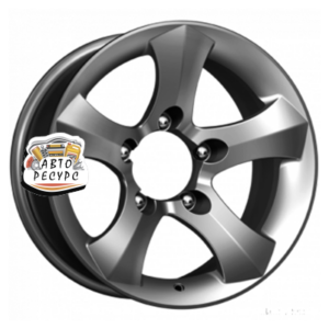 K&K 8x16/5x139,7 ET-10 D110,1 Айсберг (КС662) Дарк платинум