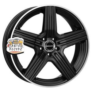 MAK 9x18/5x112 ET50 D66,6 Lewis Gloss Black Mirror Ring
