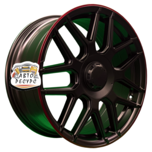 PDW 8,5x19/5x130 ET38 D66,6 L5424 Satin Black Red Lip (PDW)