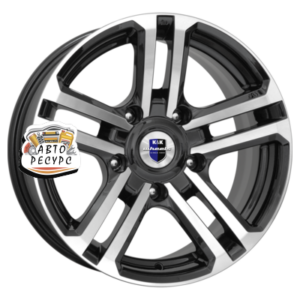 K&K 7x16/5x139,7 ET5 D110,1 Палладика (КС591М) Алмаз черный