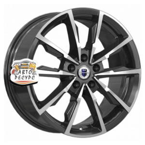 K&K 7,5x17/5x114,3 ET40 D67,1 Меренге (КС902) Алмаз черный