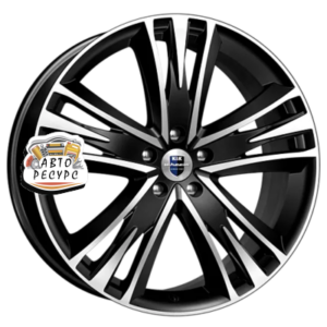 K&K 8,5x20/5x115 ET38 D70,2 Атлас (КС661M) Алмаз черный