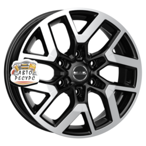MAK 7,5x17/6x139,7 ET33 D100,1 Gravel Black mirror