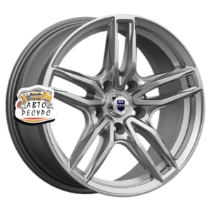 K&K 8x17/5x120 ET34 D72,6 Бартон (КС1110) Дарк платинум