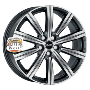 MAK 8x19/5x112 ET28 D66,45 Birmingham Gunmetal Mirror Face